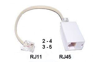 Adaptateur RJ - 129100