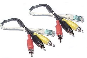 Adaptateur RJ45 - RCA - 130050